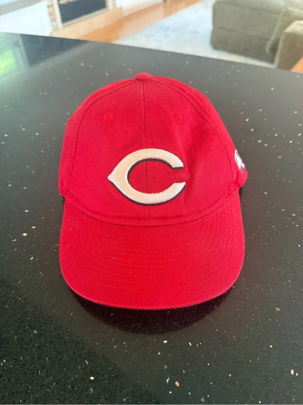 Kids Red Baseball Cincinnati Reds Cap with Team 'C' Logo